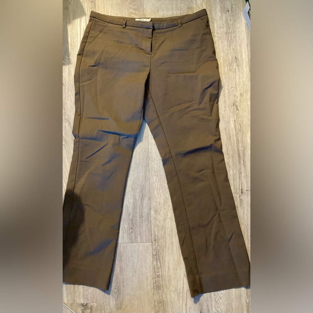 Ricki's Women's Brown Chinos Trousers Professional Work Dress Pants
